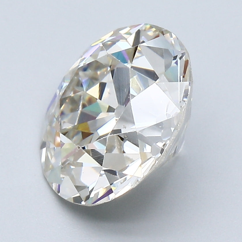 3.43 Carat Old European Cut Diamond color K Clarity SI1