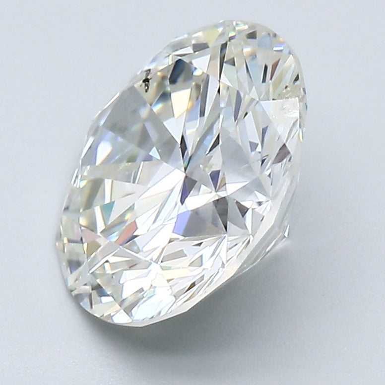 3.15 Carat Round Brilliant Diamond color J Clarity SI2