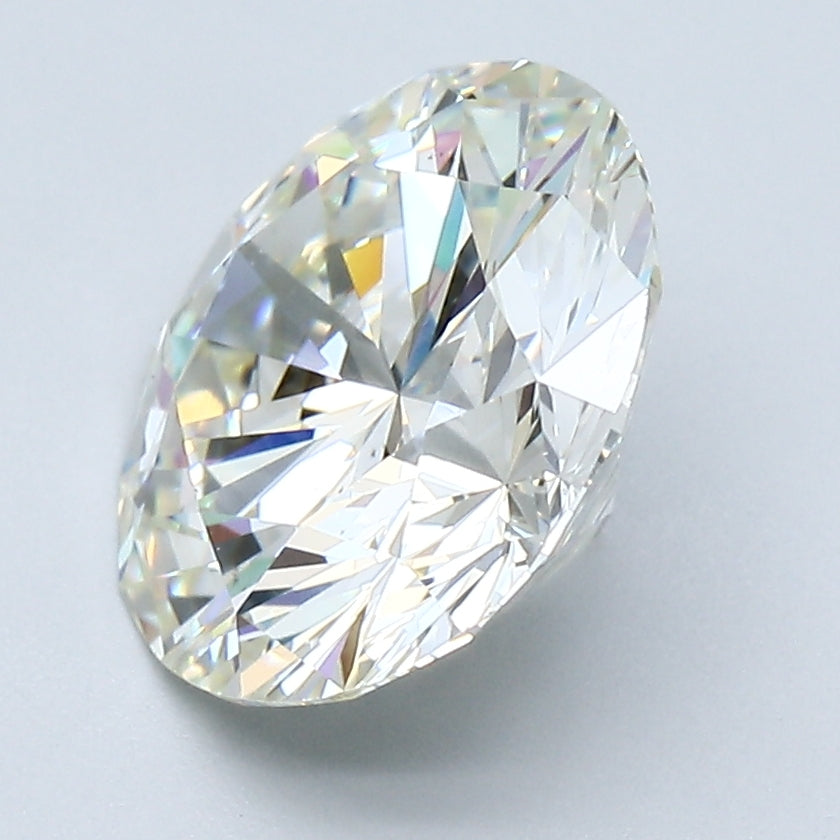 3.48 Carat Round Brilliant Diamond color K Clarity VS2