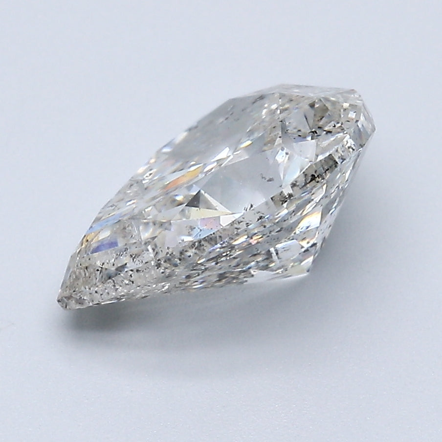 3.12 Carat Pear Shape Diamond color H Clarity I2