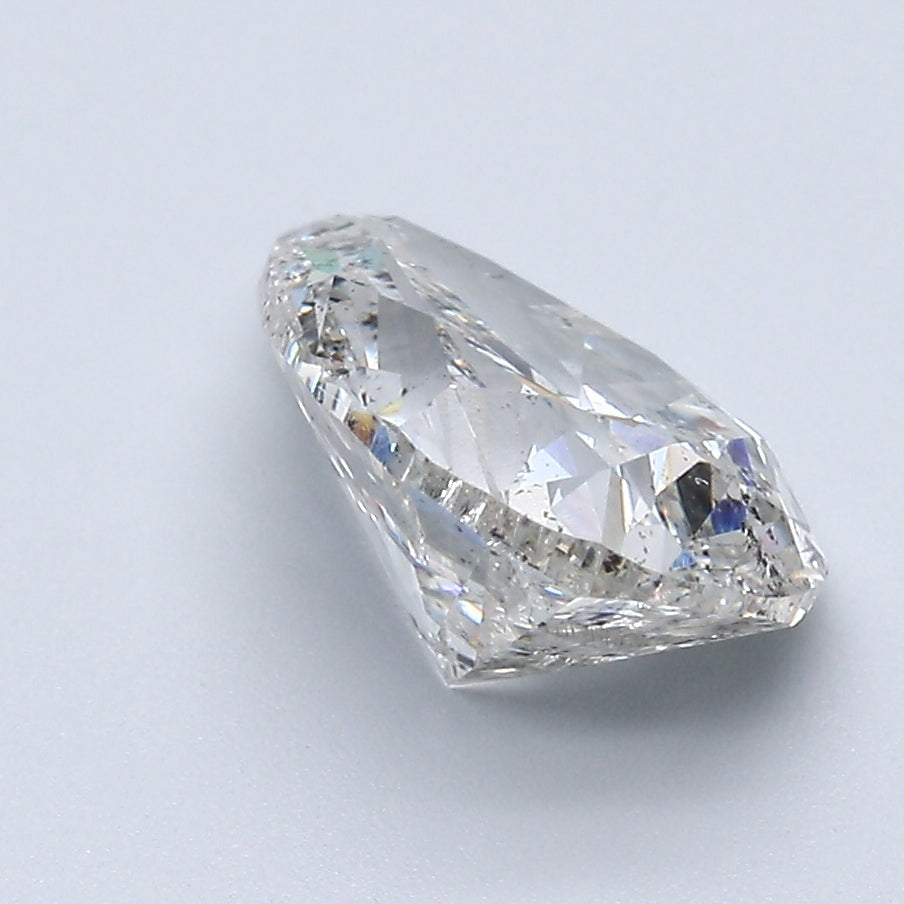 3.12 Carat Pear Shape Diamond color H Clarity I2