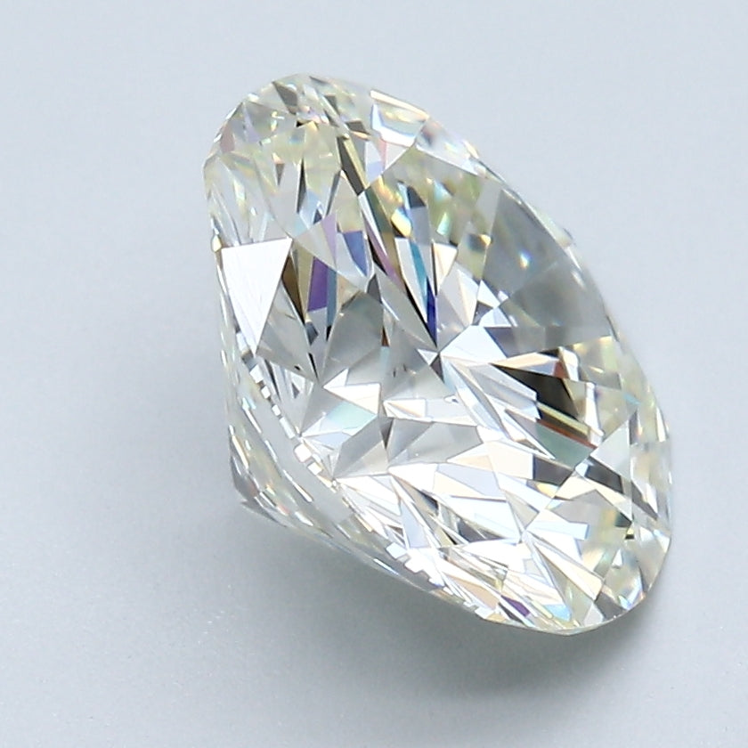 3.48 Carat Round Brilliant Diamond color K Clarity VS2