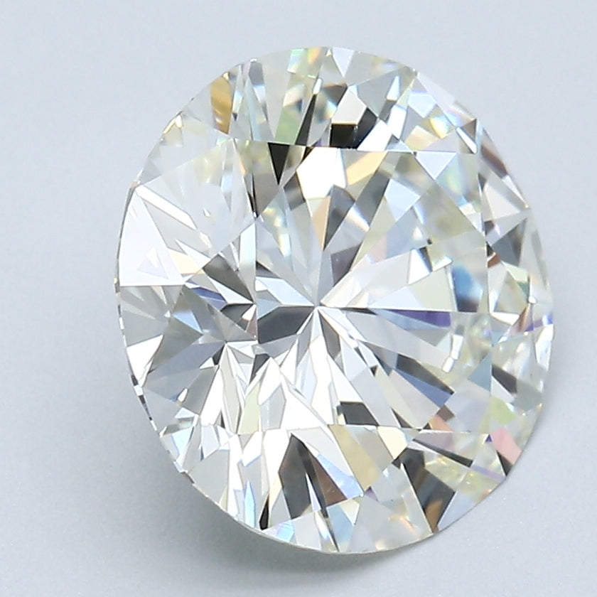3.48 Carat Round Brilliant Diamond color K Clarity VS2