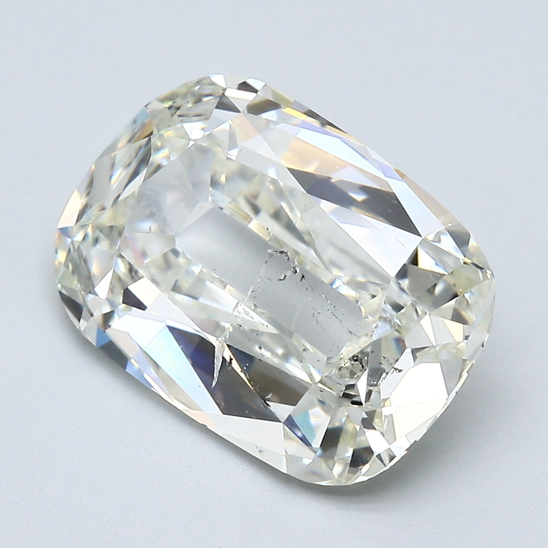 5.61 Carat Old Miner Cut Diamond color K Clarity I1