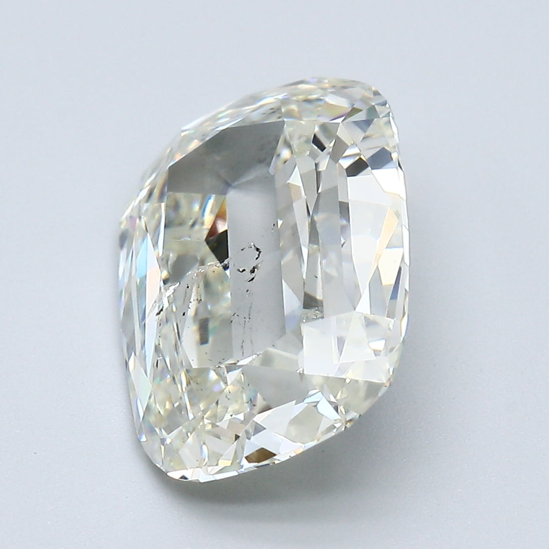 5.61 Carat Old Miner Cut Diamond color K Clarity I1