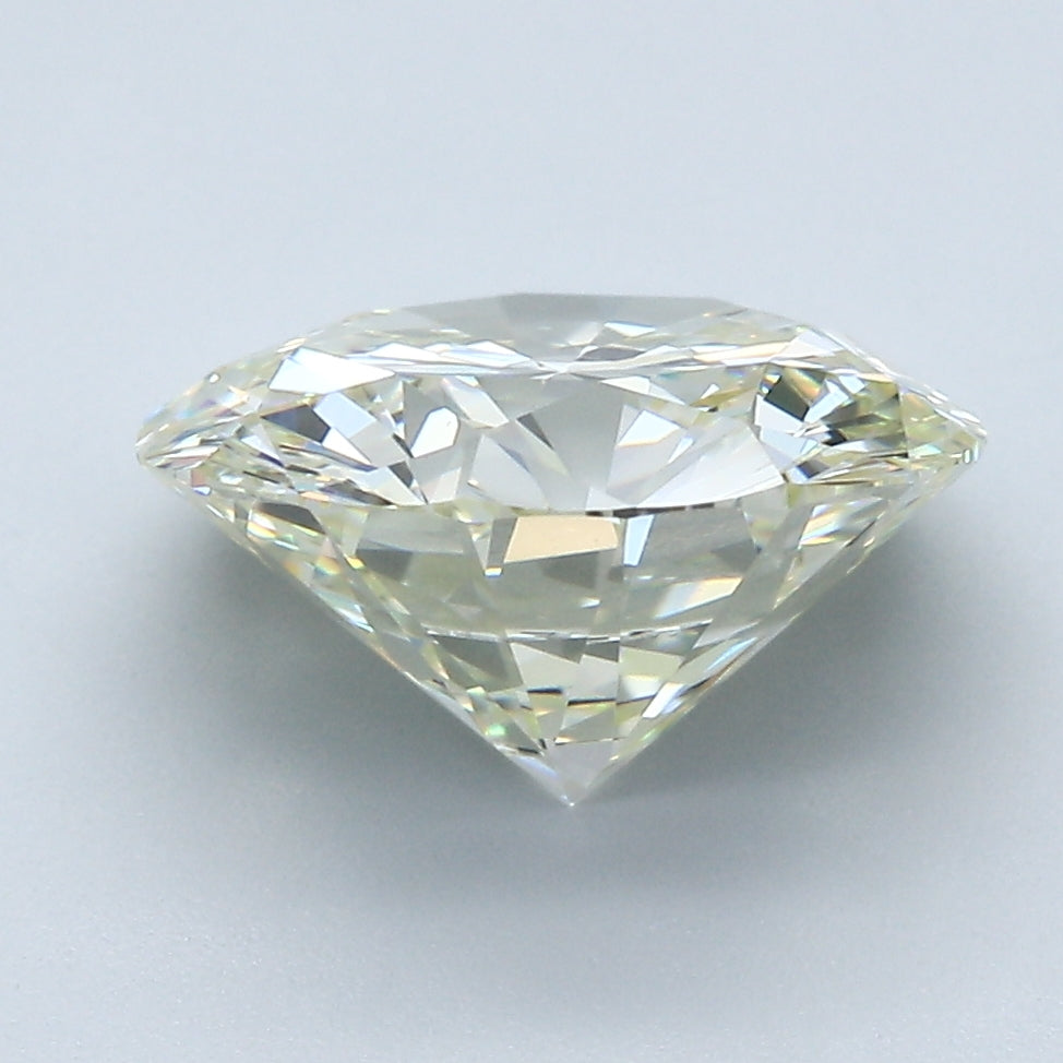 4.37 Carat Round Brilliant Diamond color N Clarity VS2