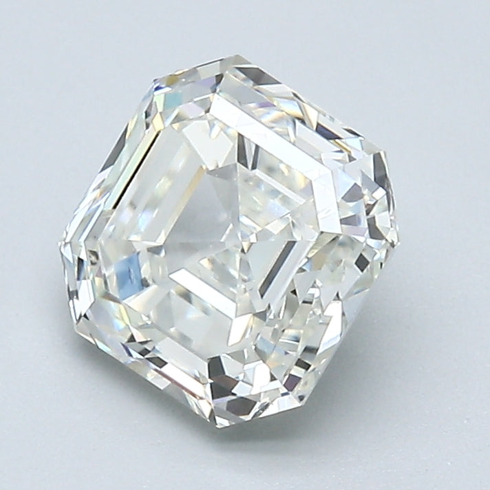 2.02 Carat Asscher Cut Diamond color K Clarity VS2