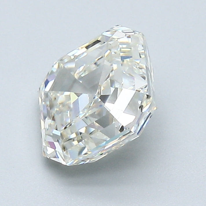 2.02 Carat Asscher Cut Diamond color K Clarity VS2