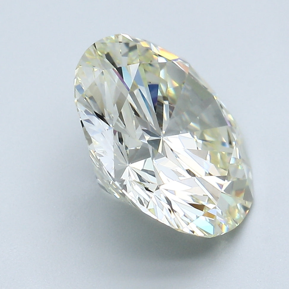 4.37 Carat Round Brilliant Diamond color N Clarity VS2