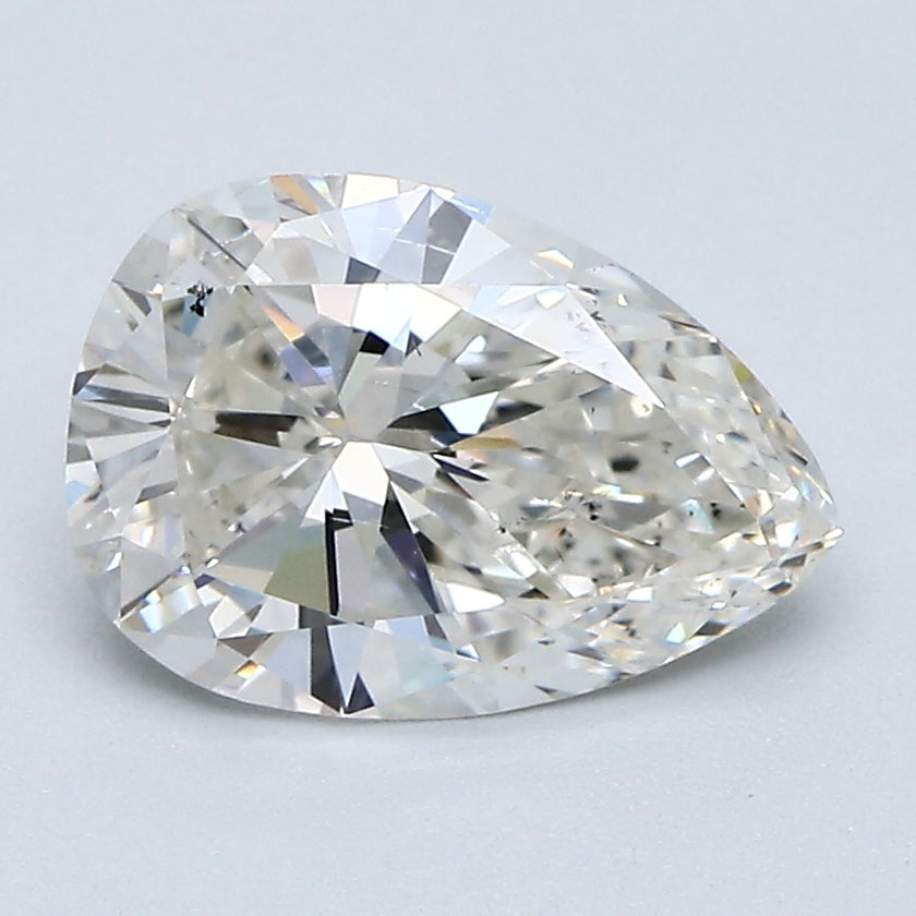 2.00 Carat Pear Shape Diamond color J Clarity SI1