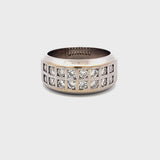 1.00 Carat Round Brilliant G VS1 Diamond 18 Karat White Gold Band Ring