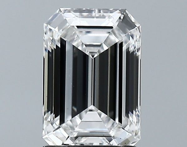 Lab-Grown 1.87 Carat Emerald Cut Diamond color E Clarity VS2 With GIA Certificate, precious stones, engagement diamonds