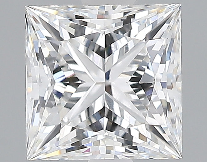 Lab-Grown 1.58 Carat Princess Cut Diamond color E Clarity VVS2, precious stones, engagement diamonds
