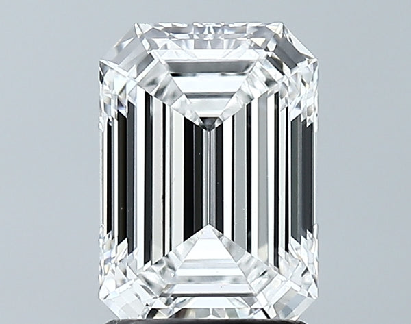 Lab-Grown 1.73 Carat Emerald Cut Diamond color D Clarity VS1 With GIA Certificate, precious stones, engagement diamonds