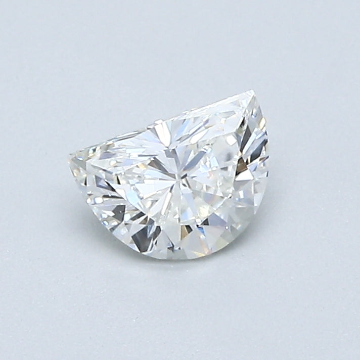 0.39 Carat Half Moon Shape Diamond color H Clarity VVS2, natural diamonds, precious stones, engagement diamonds