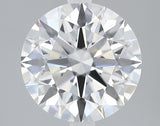 Lab-Grown 3.04 Carat Round Brilliant Diamond color F Clarity VVS2, precious stones, engagement diamonds