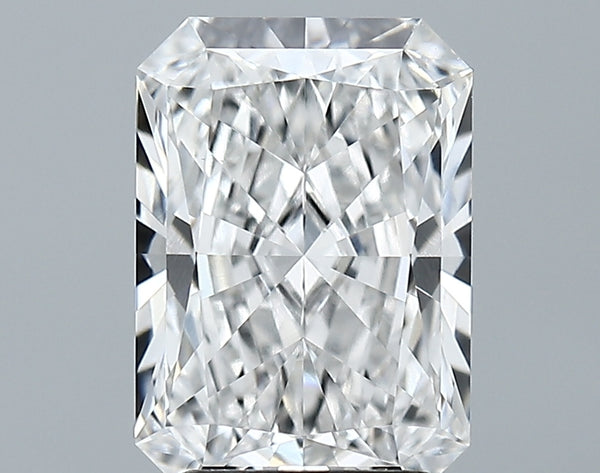 Lab-Grown 3.20 Carat Radiant Cut Diamond color E Clarity VVS2 With GIA Certificate, precious stones, engagement diamonds