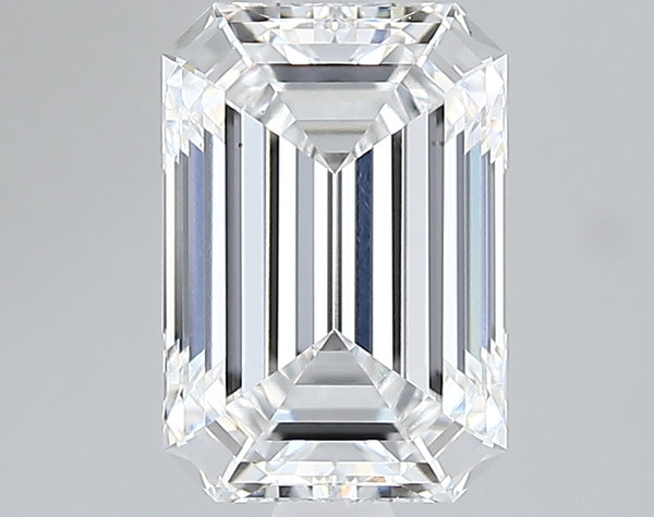 Lab-Grown 1.90 Carat Emerald Cut Diamond color E Clarity VS2 With GIA Certificate, precious stones, engagement diamonds