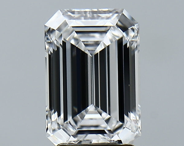 Lab-Grown 2.58 Carat Emerald Cut Diamond color D Clarity VS1 With GIA Certificate, precious stones, engagement diamonds