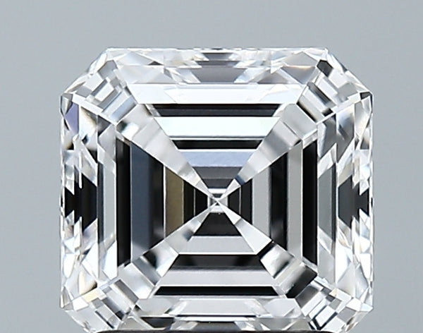 Lab-Grown 1.99 Carat Asscher Cut Diamond color E Clarity VVS1 With GIA Certificate, precious stones, engagement diamonds