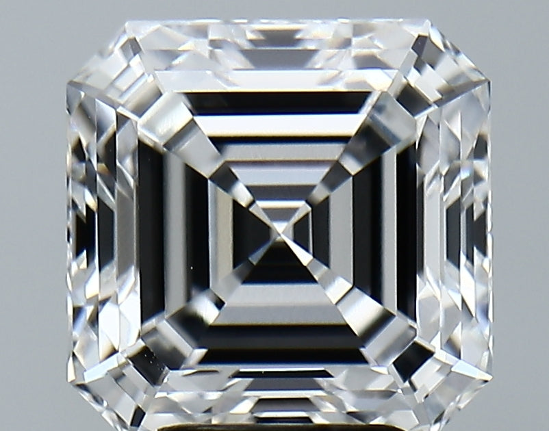 Lab-Grown 4.57 Carat Asscher Cut Diamond color E Clarity VVS2 With GIA Certificate, precious stones, engagement diamonds