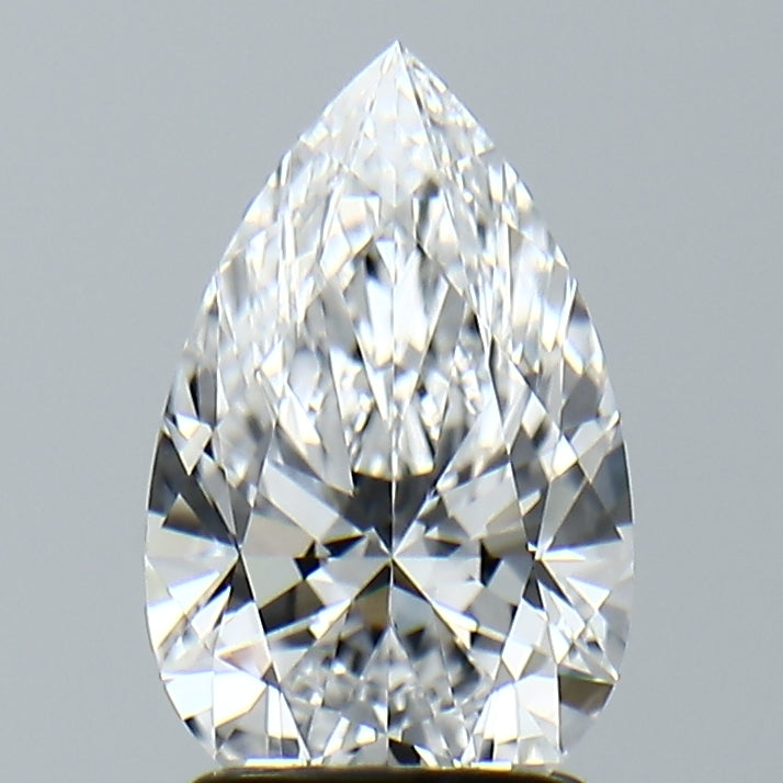 Lab-Grown 1.73 Carat Pear Shape Diamond color D Clarity VVS1, precious stones, engagement diamonds