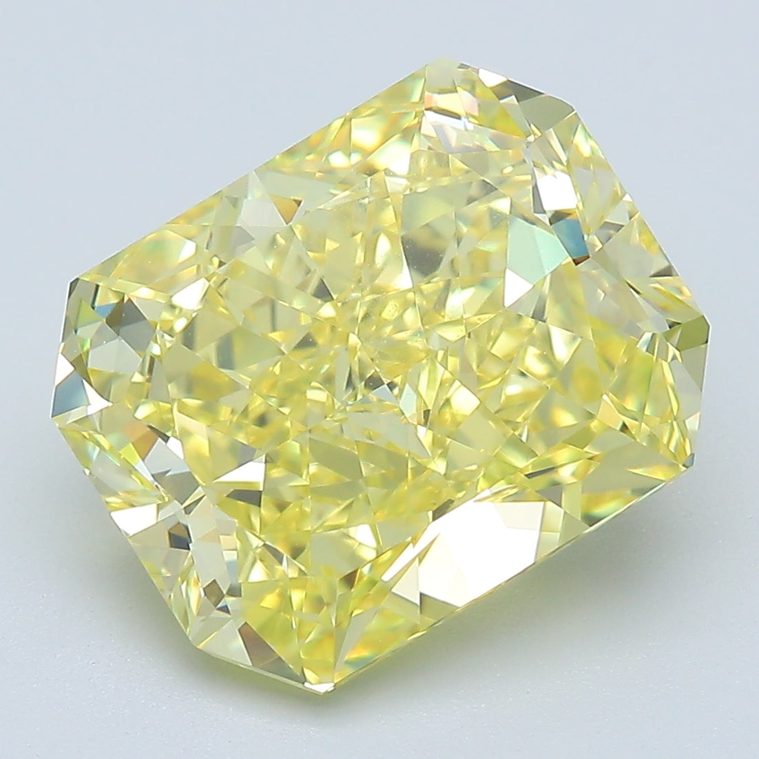 7.14 Carat Radiant Cut Natural Mined Diamond Fancy Vivid  Yellow Color IF Clarity With GIA Certificate, natural diamonds, precious stones, engagement diamonds