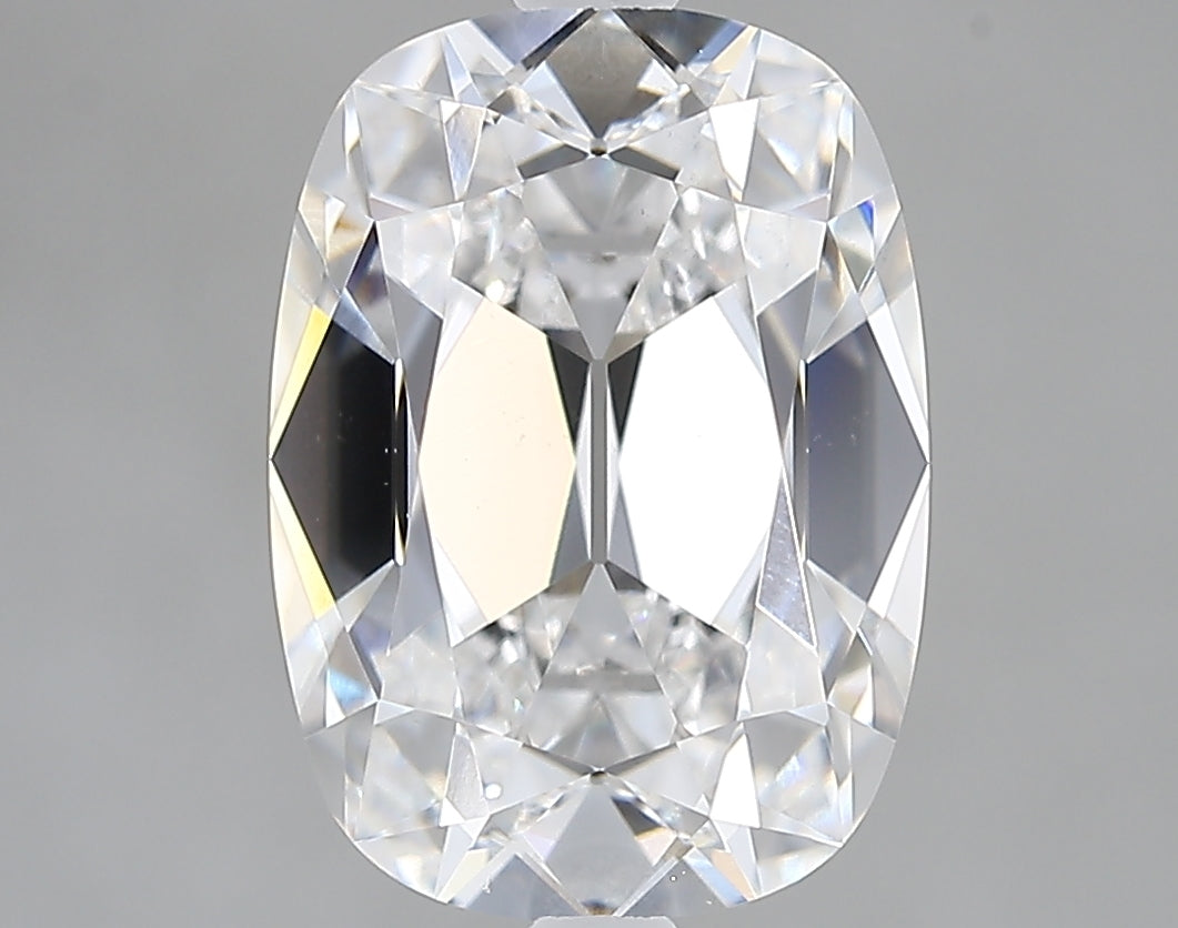 Lab-Grown 3.12 Carat Antique Cushion Cut Diamond color E Clarity VS1 With GIA Certificate, precious stones, engagement diamonds