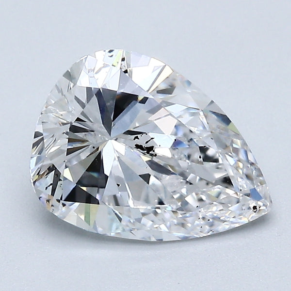 1.98 Carat Pear Shape Natural Mined Diamond D Color SI2 Clarity With GIA Certificate, natural diamonds, precious stones, engagement diamonds