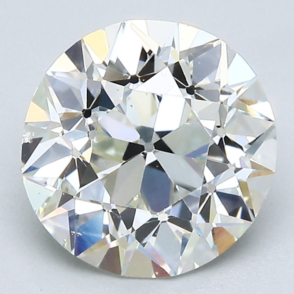 2.55 Carat Old European Cut Natural Mined Diamond K Color VS2 Clarity With GIA Certificate, natural diamonds, precious stones, engagement diamonds