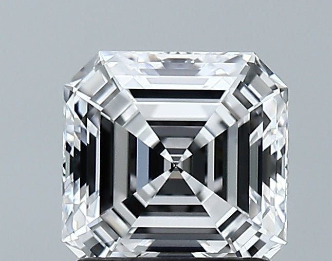 Lab-Grown 1.52 Carat Asscher Cut Diamond color D Clarity VVS2 With GIA Certificate, precious stones, engagement diamonds