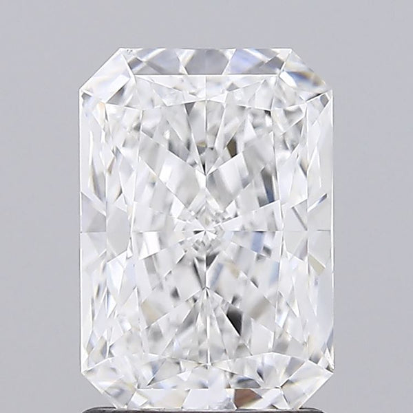 Lab-Grown 1.72 Carat Radiant Cut Diamond color E Clarity VS1 With GIA Certificate, precious stones, engagement diamonds