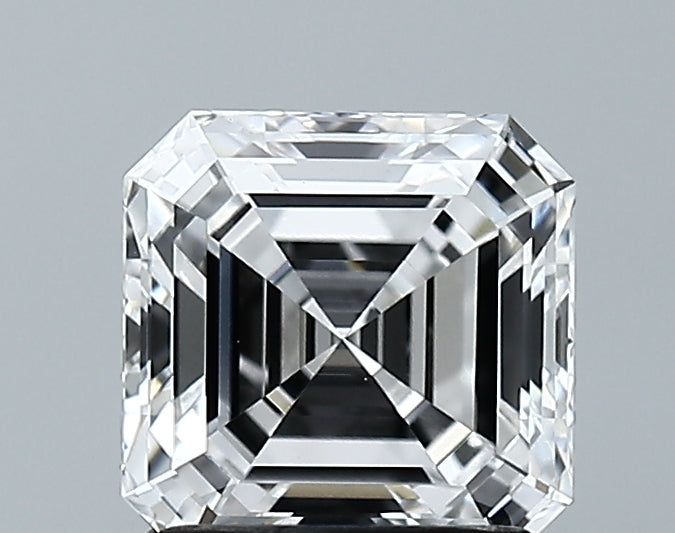 Lab-Grown 1.67 Carat Asscher Cut Diamond color E Clarity VVS2 With GIA Certificate, precious stones, engagement diamonds
