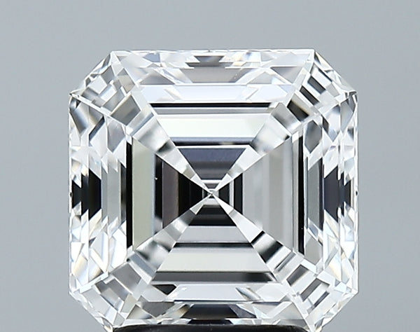 Lab-Grown 3.05 Carat Asscher Cut Diamond color D Clarity VVS2 With GIA Certificate, precious stones, engagement diamonds