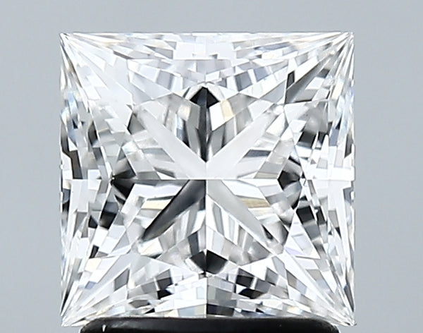 Lab-Grown 1.84 Carat Princess Cut Diamond color F Clarity VS1 With GIA Certificate, precious stones, engagement diamonds