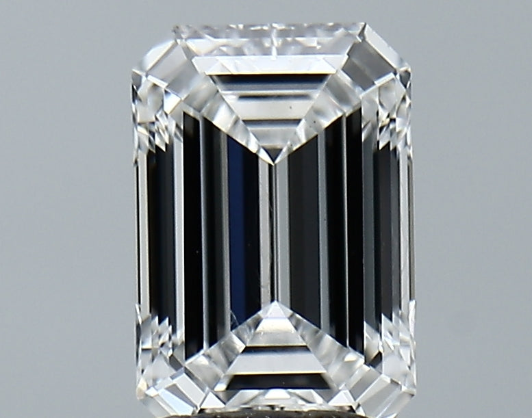 Lab-Grown 2.06 Carat Emerald Cut Diamond color E Clarity VS2, precious stones, engagement diamonds