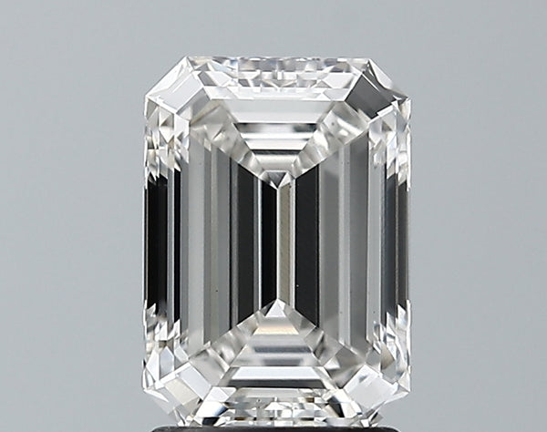Lab-Grown 1.71 Carat Emerald Cut Diamond color G Clarity VS1 With GIA Certificate, precious stones, engagement diamonds