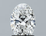 Lab-Grown 1.42 Carat Oval Shape Diamond color E Clarity VVS2 With GIA Certificate, precious stones, engagement diamonds