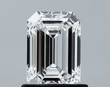 Lab-Grown 1.00 Carat Emerald Cut Diamond color D Clarity VVS2 With GIA Certificate, precious stones, engagement diamonds