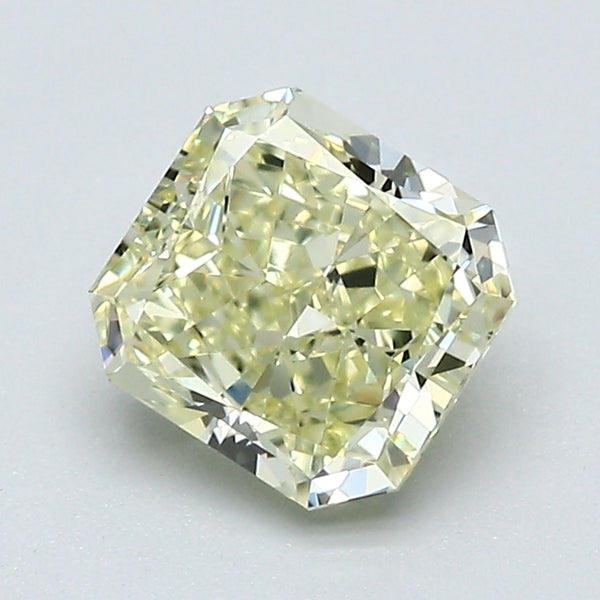 1.22 Carat Radiant Cut Natural Mined Diamond Fancy Light  Yellow Color VVS2 Clarity With GIA Certificate, natural diamonds, precious stones, engagement diamonds