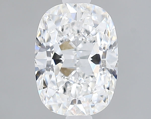 Lab-Grown 1.57 Carat Cushion Modified Brilliant Cut Diamond color E Clarity VS1 With GIA Certificate, precious stones, engagement diamonds