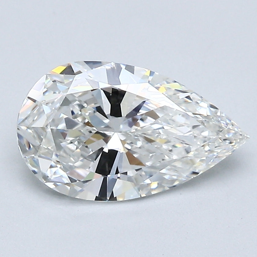 Natural 1.69 Carat Pear Shape Diamond G-VS2 with GIA Certificate, natural diamonds, precious stones, engagement diamonds