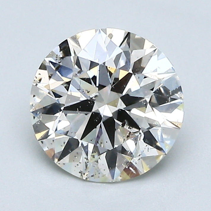 1.50 Carat Round Brilliant Natural Mined Diamond K Color I1 Clarity With GIA Certificate, natural diamonds, precious stones, engagement diamonds