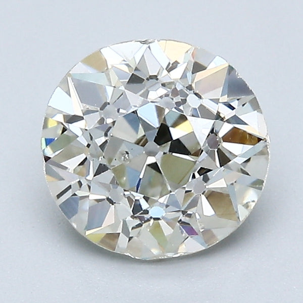 1.71 Carat Old European Cut Vintage Natural Mined Diamond J Color SI2 Clarity With GIA Certificate, natural diamonds, precious stones, engagement diamonds