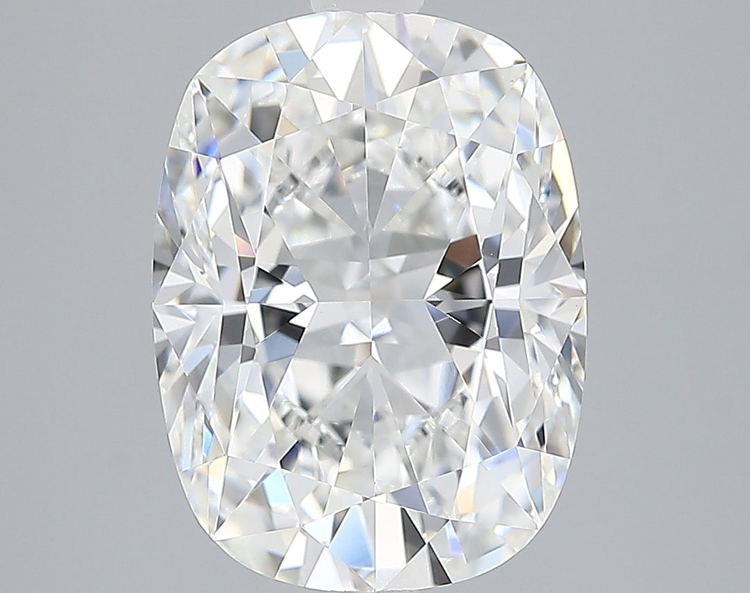 Lab-Grown 3.18 Carat Cushion Brilliant Diamond color E Clarity VVS2, precious stones, engagement diamonds