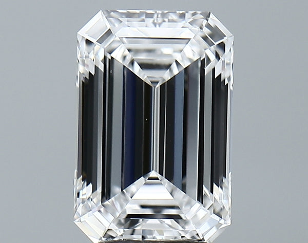 Lab-Grown 2.89 Carat Emerald Cut Diamond color D Clarity VVS2, precious stones, engagement diamonds