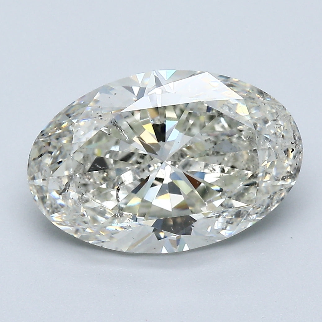 3.51 Carat Oval Shape Natural Mined Diamond J Color SI2 Clarity With GIA Certificate, natural diamonds, precious stones, engagement diamonds