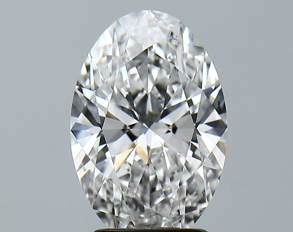 Lab-Grown 2.65 Carat Oval Shape Diamond color E Clarity VS1, precious stones, engagement diamonds