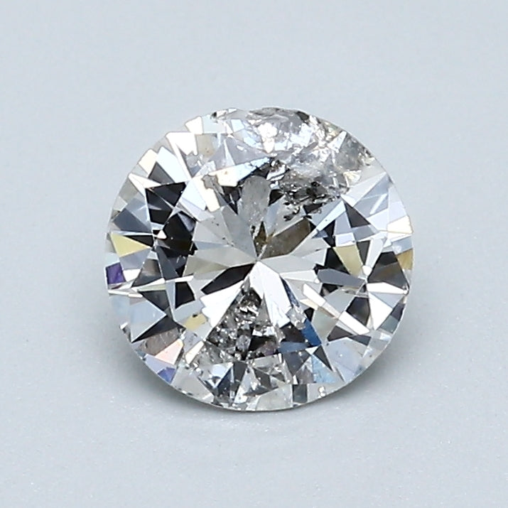 0.78 Carat Round Brilliant Natural Mined Diamond F Color I2 Clarity With GIA Certificate, natural diamonds, precious stones, engagement diamonds