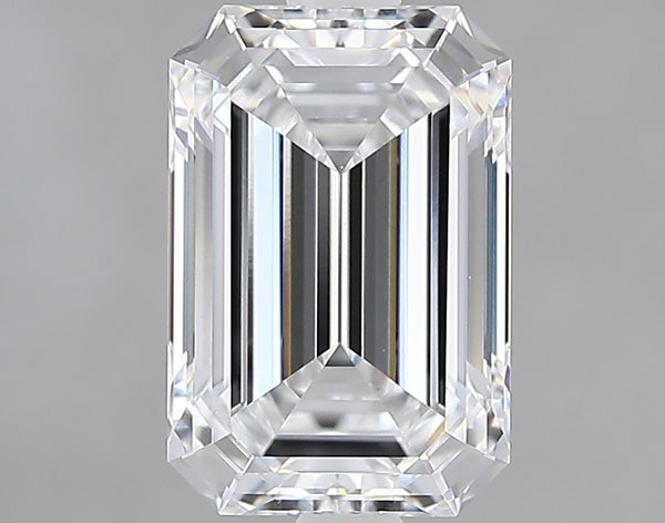 Lab-Grown 2.03 Carat Emerald Cut Diamond color D Clarity VS1 With GIA Certificate, precious stones, engagement diamonds